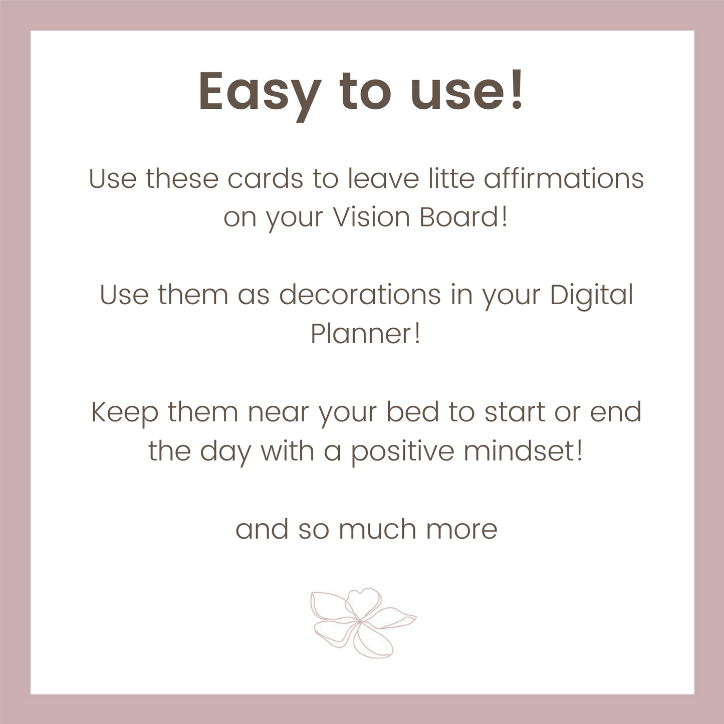 Affirmation Cards "Work"