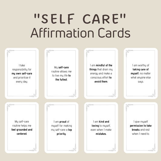 Affirmation Cards "Self Care"